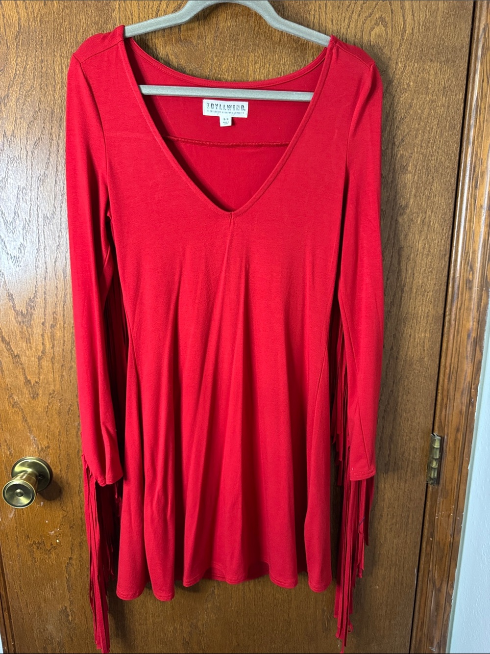 Idyllwind Miranda Lambert Red Fringe Mini Dress Women’s Small Western